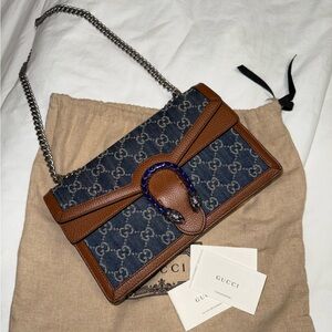 Gucci Brown and Blue Women's Bag